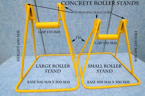 Concrete Pump Roller Stands