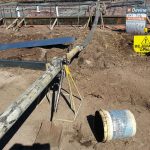 Concrete Pump Roller Stands In Action